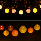 Aigostar LED STRING LIGHTS 10 COLORFUL COTTON BALL 2m